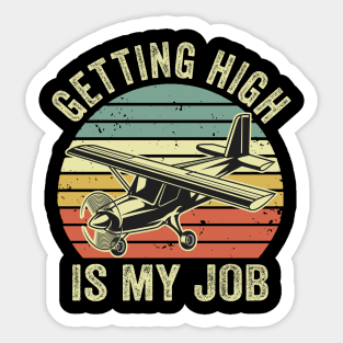 Pilot Funny Aviation Lover Quotes Airplane Enthusiast Sticker